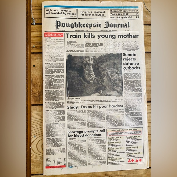 2- 1989 Vintage Newspaper Print Bundle - Picture 2 of 2